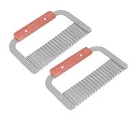 Fafeicy Ensemble de Couteaux -Savon, froissement en Acier Inoxydable avec Manche en Bois pour Légumes et Savon Fait Main, Accessoire de Cuisine Idéal pour les Chefs et les Amateurs de Bricolage