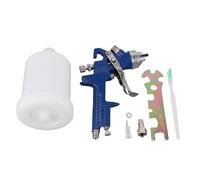 Fafeicy Ensemble de Pistolet de Pulvérisation Professionnel HVLP, Pistolet de Pulvérisation d'air à Alimentation par gravité en Aluminium, Buse de 1,4 Mm, Tasse de 500 ML, 2,0 à 3