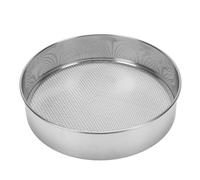 Fafeicy Ensemble de Tamis de Sol, Tamis en Fer galvanisé de 11,8 Pouces | Cadre en Fer galvanisé, Tamis à Mailles de 1 Mm à 12 Mm, Convient aux Seaux Standard de 5 Gallons, pour le Tamisage des