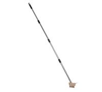 Fafeicy Ensemble D'outils de Désherbage de Fissures, Outil de Désherbage 2 en 1 en Acier Inoxydable avec Manche Réglable de 63 Pouces de Long et Brosse en Fil de Cuivre, pour