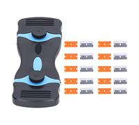 Fafeicy Ensemble D'outils de Grattoir de Rasoir, Lames de Grattoir à Double Tranchant en ABS Haute Résistance, Idéal pour L'enlèvement de Peinture et le Nettoyage des Murs