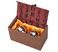 Fafeicy Entraînement de Force, Respectueux de l'environnement, Bille en Acier Lisse pour l'Entraînement de Force, Mains Lisses, n'a Pas Peur de 'eau ou de la Sueur, Garde Propre et Sec, Convient