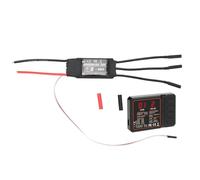 Fafeicy ESC sans Balais 60A pour Avions RC, Contrôleur de Vitesse électronique Programmable avec Carte pour Modèle d'avion LiPo 3-6S