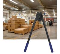 Fafeicy Étrapage Outil à Main de Scellant de Packer Crimper, Pinces d'emballage Manuel de Haute qualité pour les Sangles de 12 à 19 Mm (BLUE)