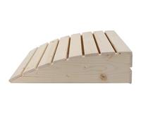 Fafeicy Expérience Relaxante d'oreiller en Bois, Conception Confortable, Taille Unique, en Bois, Appui-tête en Sain et pour Les Fournitures de Sauna, Libère la Fatigue,