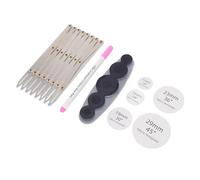 Fafeicy Extension de la Jauge de Couture Guide de Bouton en Aluminium Diviseur D'espace égal pour les (avec un outil de bricolage à bouton de 5 en 1 sac)