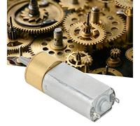 Fafeicy Fafeicy Mini Moteur Planétaire à Boîte de Vitesses DC 12 V, Micro Moteur de Réduction de Vitesse Tout en Laiton, Boîte de Vitesses à Couple élevé pour Robots, Fonctionnement à Faible Bruit