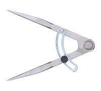 Fafeicy Fafeicy Séparateur d'aile, Séparateur Réglable en Acier au Carbone pour le Travail du Bois, Rayon de 106 Mm à 220 Mm pour le Dessin de Précision et l'inspection de l'arc (153MM) (106MM)