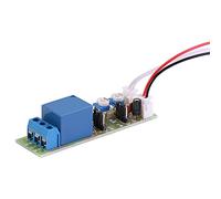 Fafeicy FAFEICY TIMER RELAY MODULE 10A250VAC Réglable 0 à 60min Interrupteur de Retard avec Double Modes pour les Tests d'équipement. (DC 5V réglable en 0-15 minutes)