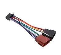 Fafeicy Faisceau de Câbles d'autoradio Connecteur Adaptateur Stéréo ABS 16 Broches pour 2003 Up Plug and Play Installation Facile Connexion Stable pour le Remplacement du Lecteur CD