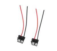 Fafeicy Faisceau de Câbles Femelle H7-4 Connecteur en Céramique ABS de qualité Industrielle pour Douille de Lampe LED avec Résistance à la Chaleur de 90 ℃ Ampoule 12 V 10 A à Monter Soi-même