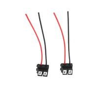 Fafeicy Faisceau de Câbles LED avec Connecteur Femelle H7, Câblage Léger ABS Résistant à la Chaleur, 12V 10A pour Remorques de Bateaux Automobiles, 2 Pièces