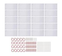 Fafeicy Feuille LED Flexible, 200 LED, Rétroéclairage à intensité Variable, Panneau Réglable de 20 W avec 10 Connecteurs, pour Rétroéclairage de Bureau, Plafond Mural