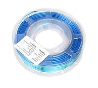 Fafeicy Filament D'imprimante 3D Filament PLA 1,75 Mm Soie Double Couleur Bleu Vert Changement de Couleur Brillant Bobine de 1 Kg avec Texture Lisse et Brillante pour la Plupart des