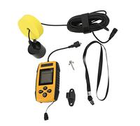 Fafeicy Finder de Poisson de Sonar, Détecteur de Poisson, Recherche de Profondeur Câblée avec Affichage LCD HD, pour la Pêche au Kayak d'eau Salée