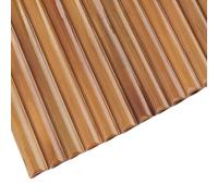 Fafeicy Flûte de Pan, Flûte de Pan en Bambou Naturel avec 15 Tuyaux, Instrument de Musique Accordable pour Débutants et étudiants (Main droite)