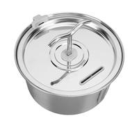 Fafeicy Fontaine à Eau pour Chat en Acier Inoxydable, Abreuvoir pour | Fontaine à eau pour chat en acier inoxydable, fontaine à boire pour animaux de compagnie, 3,2 l, double bec, Circulation