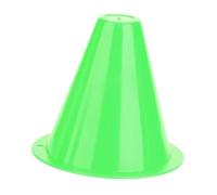 Fafeicy Football Training Cone, Sports Cone, 10-PROPCS Plastique Barrières de Football pour la Formation de pour Contrôler Abilit-Marker-Holders (Green)