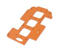 Fafeicy Gabarit de Forage pour le Travail du Bois, Plastique Technique, 3 Positions de Trous, Rayon Réglable, pour les Menuisiers et la Fabrication de Meubles