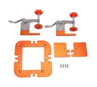 Fafeicy Gabarit de Rayon D Angle pour Défonceuse, Guide de Fraisage avec Pince de Fixation for Travail du Bois, Fabrication de Coins Arrondis et Finition des Bords
