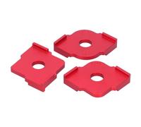 Fafeicy Gabarit de Routeur de Gabarit de Coin Rond 3 Pièces, Rayon en Alliage D'aluminium avec 6 échelles R5-R30 pour les Outils Accessoires de Menuiserie