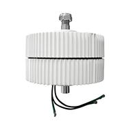 Fafeicy Générateur D'aimant Permanent CA, Générateur éolien triphasé 500W | Aimants NdFeB Terres Rares, Bobinage en Cuivre Pur, Plage de Fonctionnement -40°C à 80°C, Boîtier en Aluminium moulé,