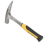 Fafeicy Géologue Brick Hammer Rock Pick Hammer Masonry Hammer avec une Bouche Plate à Double Tête en Acier à Haute Teneur en Carbone traité pour les Essais de Roches de (Petit)