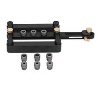 Fafeicy Guide de Perçage Manuel à Centrage Automatique, 235 Mm | Bagues en acier traité thermiquement, corps en aluminium de qualité industrielle, alignement précis du premier trou,
