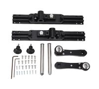 Fafeicy Guide de Poussée de Presse de Scie à Table, Guide de Scie à Table en Alliage D'aluminium avec Rouleau de Presse Réglable et Roulement Unidirectionnel, pour le Travail du Bois et