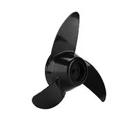Fafeicy Hélice à 3 Pales, en Plastique, Remplacement Direct pour Moteurs Hors-Bord de 50 LB, 60 LB, 68, 88, Facile à Installer pour Les Applications Marines