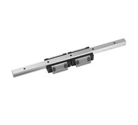 Fafeicy HGR15 Guide Linéaire Rail de 300 Mm de Glissement Linéaire Tobe de Mouvement Linéaire avec 2 Blocs de Curseur HGH15CA pour CNC Machine Automation Equipment Robot