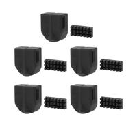 Fafeicy Hotend - Couvercle en Silicone et Brosse de Buse pour Imprimante 3D AD 5X, Bloc Chauffant, Manchon de Chaussette, Accessoires de Remplacement, 5 Jeux