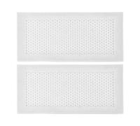 Fafeicy Housse de Ventilation à l'épreuve des Bébés, 2 Pièces, en Silicone Souple et Sûr, Bonne Ventilation, pour Attraper de Petits Objets pour le Sol de la Maison (WHITE)