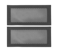 Fafeicy Housse de Ventilation à l'épreuve des Bébés, 2 Pièces, en Silicone Souple et Sûr, Bonne Ventilation, pour Attraper de Petits Objets pour le Sol de la Maison (BLACK)