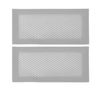 Fafeicy Housse de Ventilation à l'épreuve des Bébés, 2 Pièces, en Silicone Souple et Sûr, Bonne Ventilation, pour Attraper de Petits Objets pour le Sol de la Maison (GREY)
