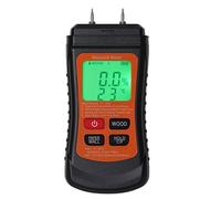 Fafeicy Humidimètre à Bois à Broches, Plage 4-75%, Double Protection | Écran LCD rétroéclairé avec Maintien des Données, 50+ Modes D'essences de Bois, Arrêt Automatique Après 5 Minutes, Boîtier