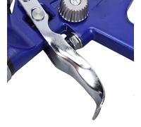 Fafeicy HVLP Pistolet de Pulvérisation en Aluminium à Alimentation par gravité, Buse de 1,7 Mm, Tasse de 600 ML, Aiguille en Acier Inoxydable pour Peinture Murale de Meubles Autom