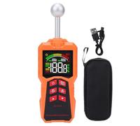 Fafeicy Hygromètre Numérique sans Broches avec Capteur à Bille, Mesure Non Destructive de 0 à 100%, Lampe Torche LED pour L'inspection des Murs en Bois et en béton.