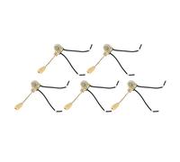 Fafeicy Installation de L'interrupteur de Toit Compact Léger du Câble de Traction de Bricolage pour les Lampes Murales 250 V 125 V pour les Ventilateurs de Plafond, la Plupart des Appareils (5pcs)