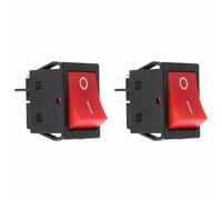 Fafeicy Interrupteur à Bascule 30A à 4 Broches, Interrupteur de Type Bateau pour Soudeur électrique, à Bascule IP65 étanche à L'eau et à la Poussière, 2 Pièces