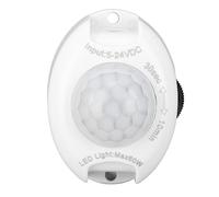 Fafeicy Interrupteur à Induction du Corps Humain, Détecteur de Mouvement Infrarouge pour Contrôle de Charge CC 5-24 V 60 W, Délai Réglable 30 S-10 Min pour L'automatisation de