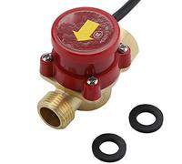 Fafeicy Interrupteur de débit de pompe HT-60, interrupteur de capteur de débit de pompe à eau à filetage G1/2 "-1/2", AC220V 0.5A, Interrupteur De Débit