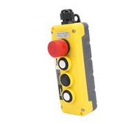 Fafeicy Interrupteur de Pression de la Chaîne de Grue PC Entrepreneur IP68 Bouton D'arrêt D'urgence Contrôle de L'automatisation Industrielle pour les Grues HOST