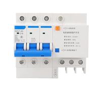 Fafeicy Interrupteur de Protection de la Perte de Phase 3P 16A, Protecteur de Moteur de Montage en Rail 400 V pour les Systèmes électriques de Pompe et de Ventilateur Submersible