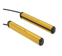 Fafeicy Interrupteur de Rideau Lumineux NPN NC, Alliage d'aluminium, Réponse Rapide, Dispositif de sécurité de Réseau, 10-30 V pour Machines à Forger et équipements d'automatisation (4 poutres