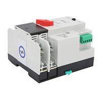 Fafeicy Interrupteur de Transfert Domestique, Commutateur de Conversion Commutateurs en Plastique Ininterrompu de Transfert Automatique pour Le vers l'alimentation Principale