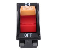 Fafeicy Interrupteur Marche/arrêt pour Scie à Table, Interrupteur de Modification Automobile à Courant élevé 20 A, compatibilité Double Tension, Couvercle étanche, Idéal pour les Outils