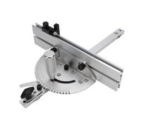 Fafeicy Jauge à Onglets Précise pour Scie à Table, Scie à Ruban, Clôture en Alliage D'aluminium de 750 Mm, Outil de Coupe à Angle Réglable pour les Menuisiers, Travail du Bois de