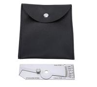 Fafeicy Jauge de Profondeur de Soudure en Acier Inoxydable, Outil D'inspection de Soudage, Précision de 1/32 Pouces, Jauge de Soudeur Multifonctionnelle pour Chaudière, Pont, Navire,