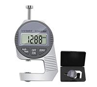 Fafeicy Jauge d'épaisseur Numérique, ABS et Acier Inoxydable, Outil de Mesure 0-12,7 Mm pour une Mesure d'épaisseur de Précision